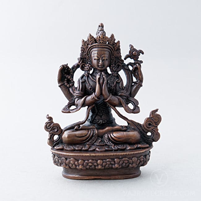 Bronze Green Tara statue
