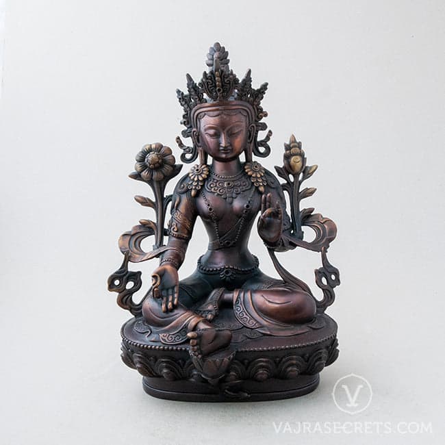 Golden Kubera statue